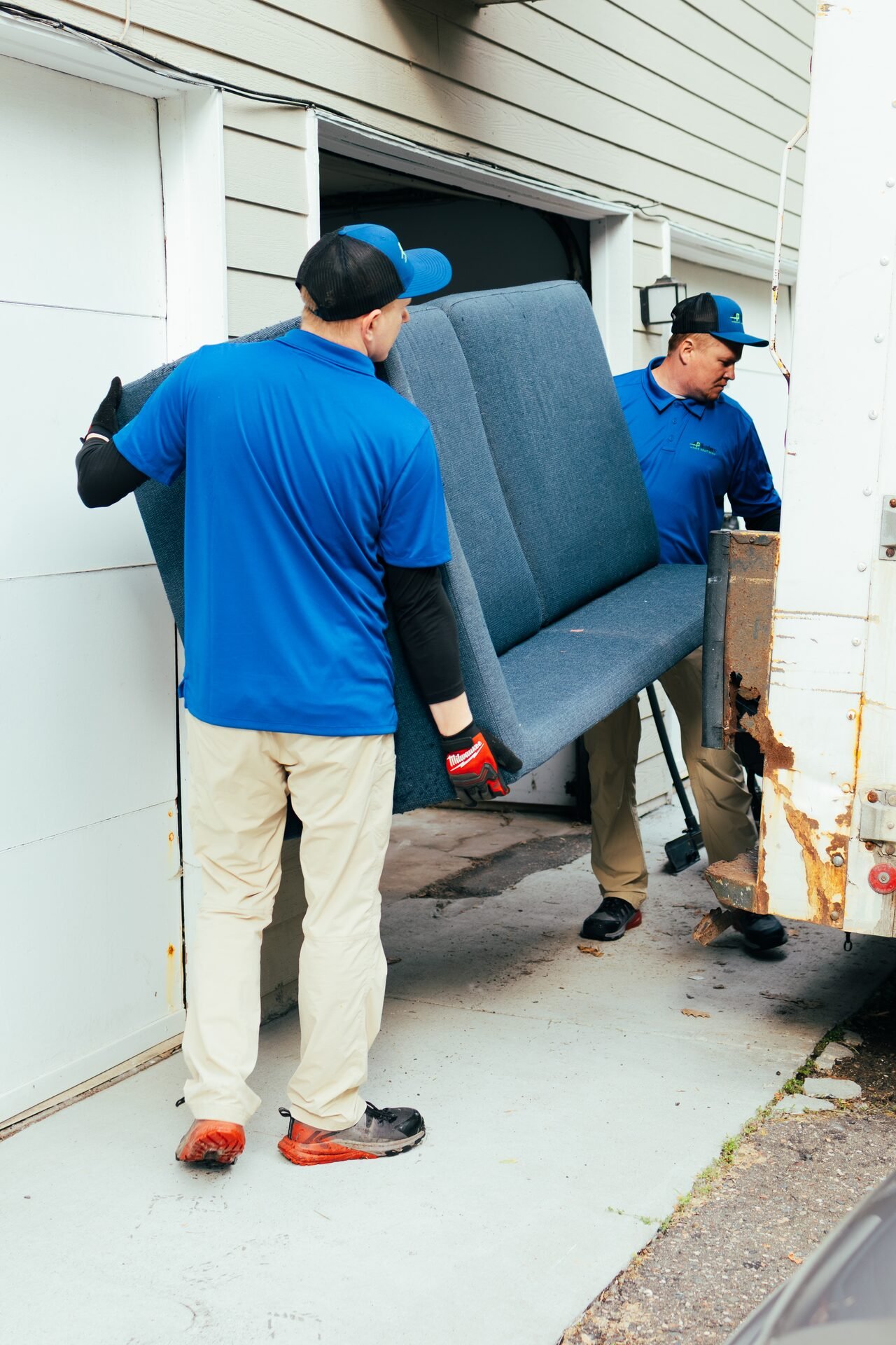 Garage cleanout junk removal
